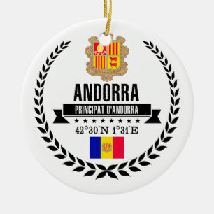 Andorra Ceramic Tree Decoration