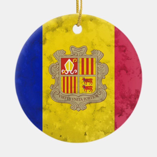 Andorra Ceramic Tree Decoration (Front)