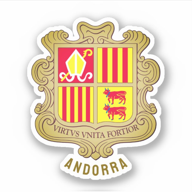 Andorra coat of arms (Front)