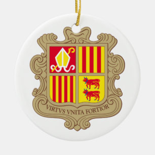 Andorra Coat of Arms Ornament