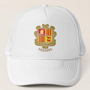 Andorra coat of arms trucker hat