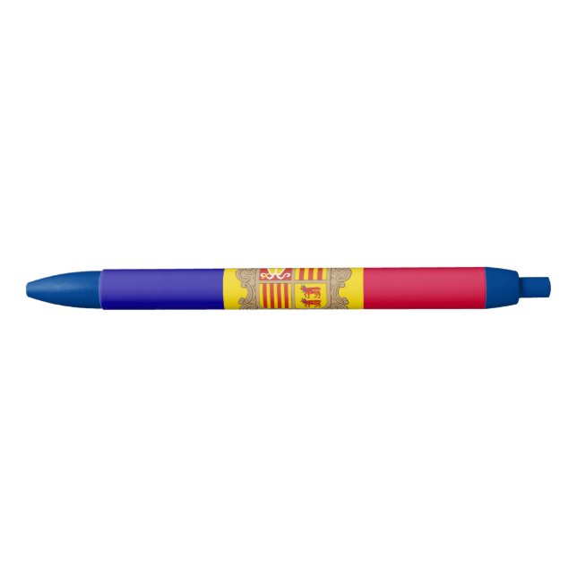 Andorra Country Flag Retractable Ballpoint Pen (Front)