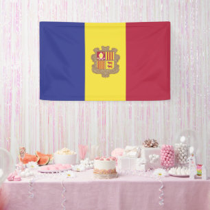 Andorra flag banner