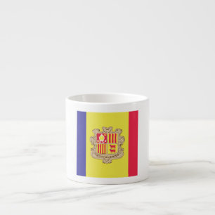 Andorra Flag Emblem Espresso Cup