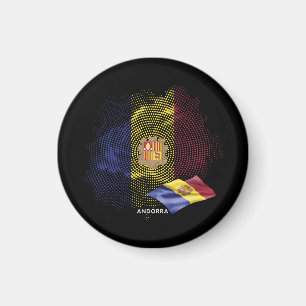 Andorra flag magnet