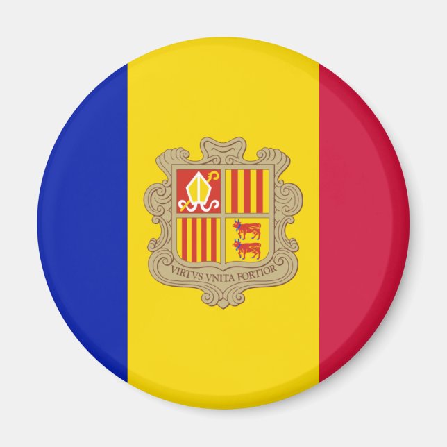 Andorra Flag Magnet (Front)