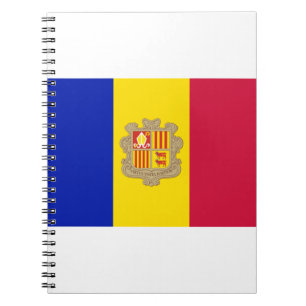 Andorra Flag Notebook