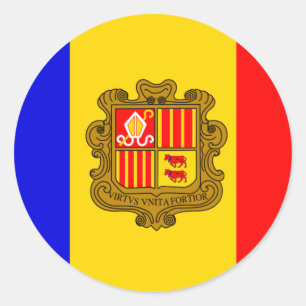 andorra flag stickers