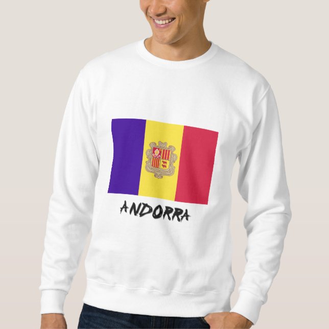 Andorra Flag Sweatshirt (Front)