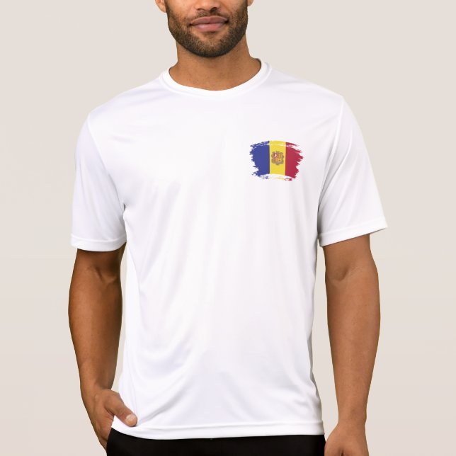 Andorra flag T-Shirt (Front)