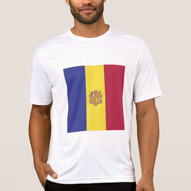 Andorra flag T-Shirt (Front)