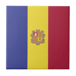 Andorra flag tile