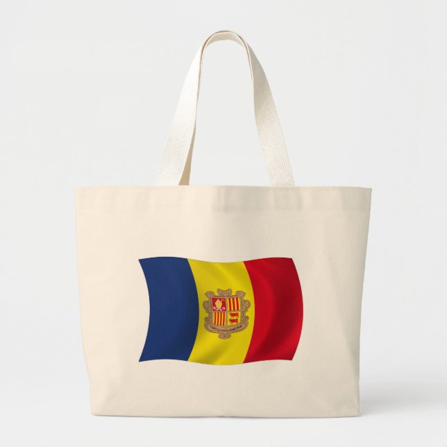 Andorra Flag Tote Bag (Front)