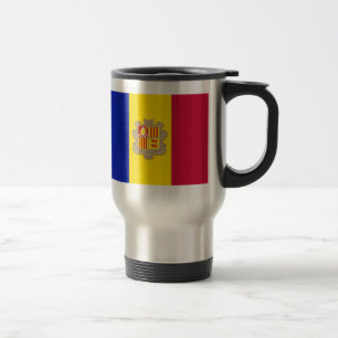 Andorra flag travel mug