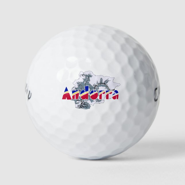 Andorra Golf Balls (Front)