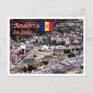 Andorra - La Vella - Postcard