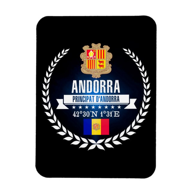 Andorra Magnet (Vertical)