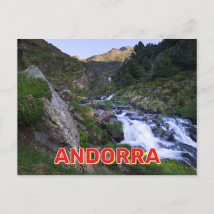 Andorra Mountain Landscape Postcard