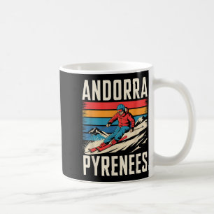 Andorra pyrenees ski resort, fun alpine skiing And Coffee Mug