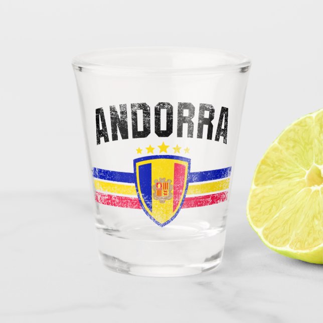 Andorra                                            shot glass (Front)