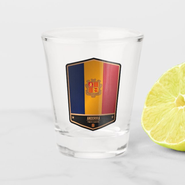Andorra Shot Glass (Front)
