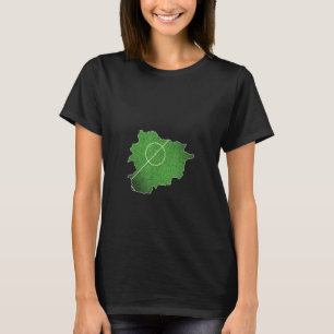 Andorra Soccer Football Court T-Shirt