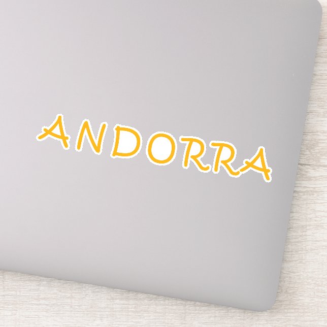 Andorra text design (Detail)