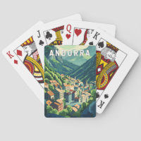 Andorra Travel Art Vintage