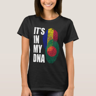 Andorran And Bangladeshi Mix DNA Flag Heritage T-Shirt