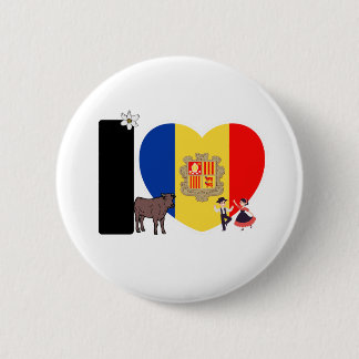 Andorran pride - For real Andorrans! 6 Cm Round Badge