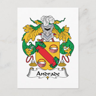 Andrade Family Crest Postcard