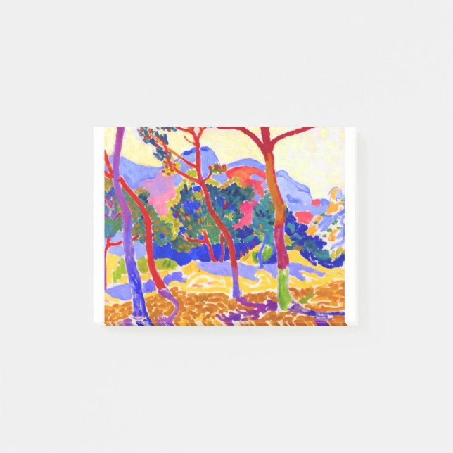 Andre Derain Fauvist Landscape with Trees Post-it Notes (Front)