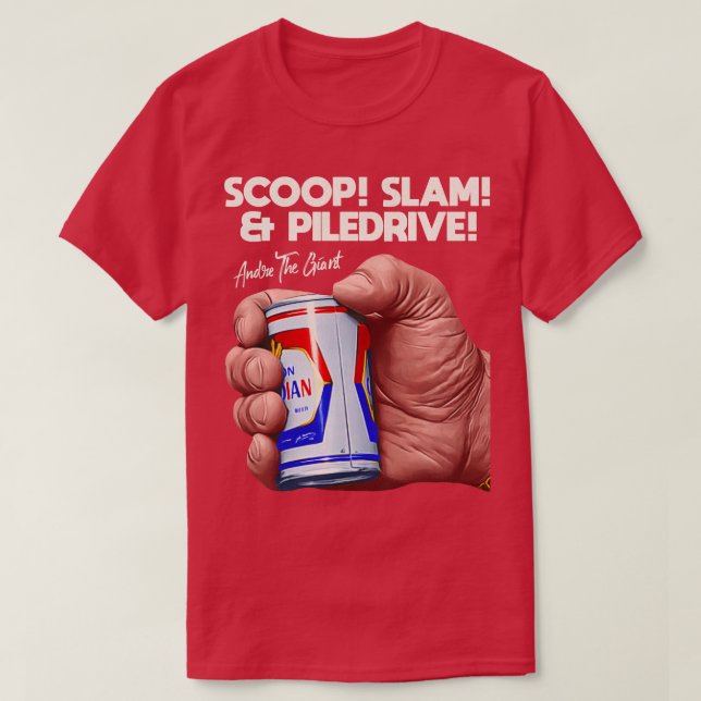Andre the Giant Beer T-Shirt (Design Front)