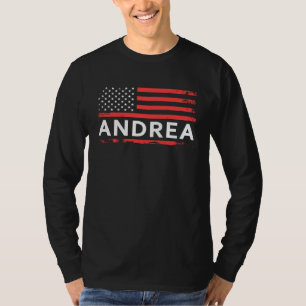 ANDREA AMERICAN FLAG FOR ANDREA T-Shirt