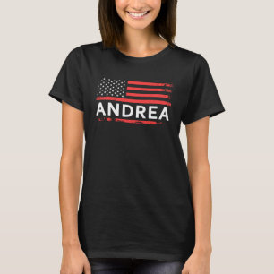 ANDREA AMERICAN FLAG FOR ANDREA T-Shirt