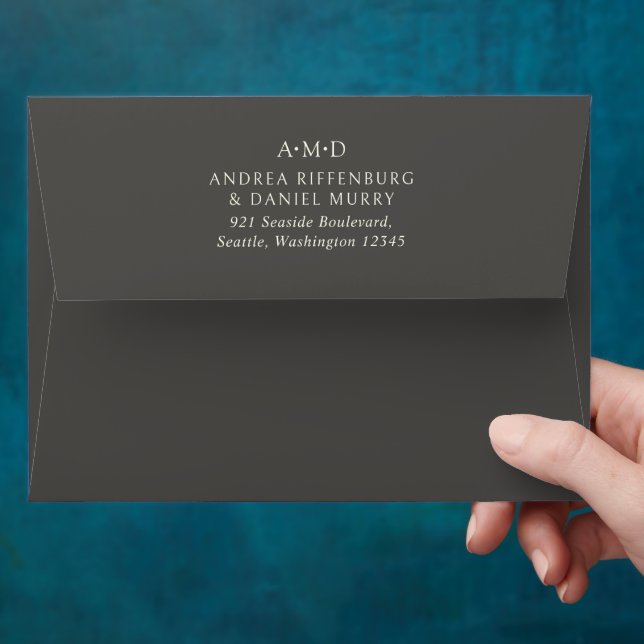 Andrea Brown Elegant Wedding Envelope (Hand)