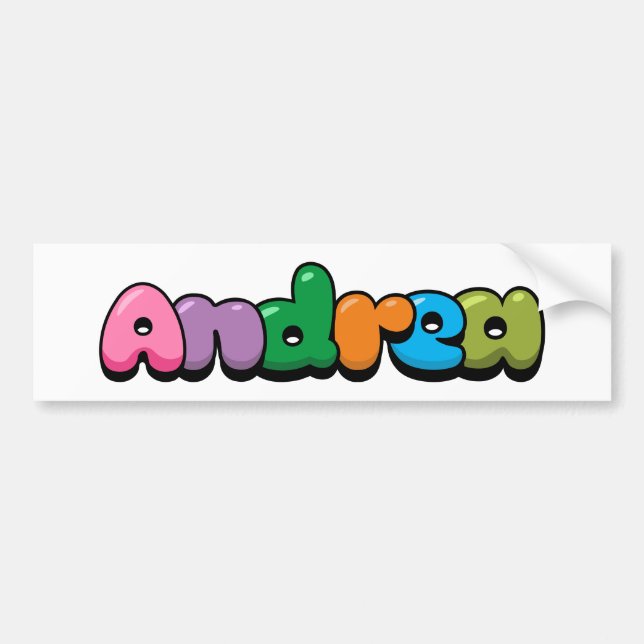 Andrea Bumper Sticker (Front)