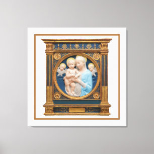Andrea Della Robbia c1485 Madonna and Child Canvas Print