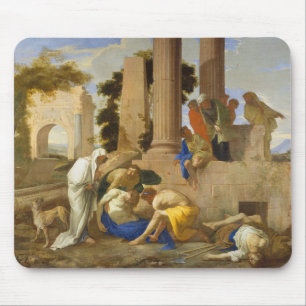 Andrea di Lione - Tobit Burying the Dead Mouse Pad