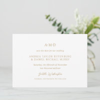 Andrea Gold Elegant Wedding