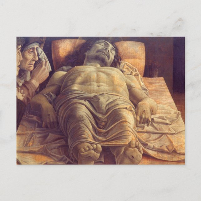 ANDREA MANTEGNA - Lamentation of Christ 1480 Postcard (Front)