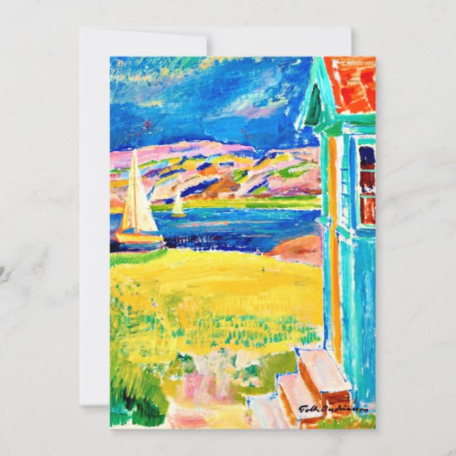 Andreasson - Scene from Bohuslan (Sweden) Card (Front)