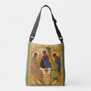 Andrei Rublev Holy Trinity Icon Orthodox religion Crossbody Bag