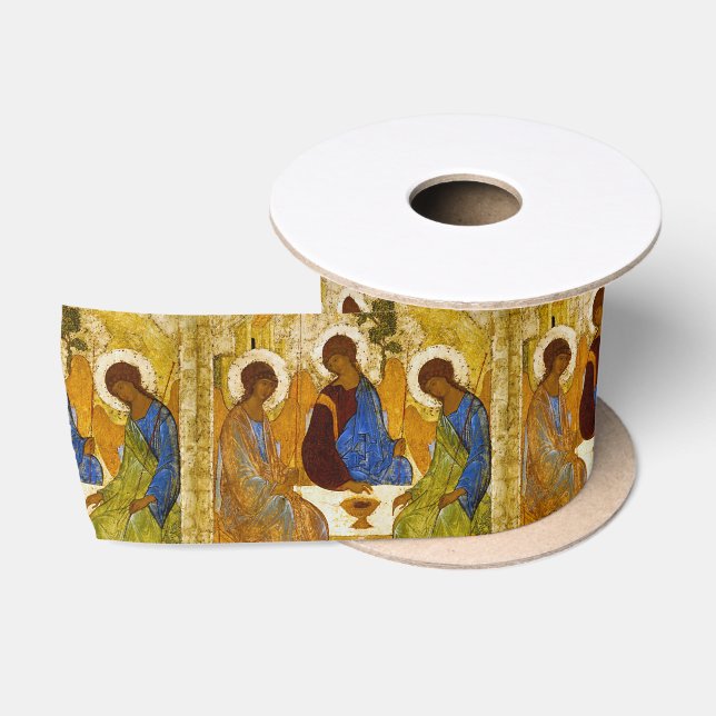 Andrei Rublev , “ Holy Trinity ” Satin Ribbon (Spool)