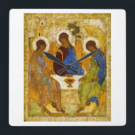 Andrei Rublev , “ Holy Trinity ” Square Wall Clock<br><div class="desc">私はIconが好きな人のためにこの製品を作りました。</div>