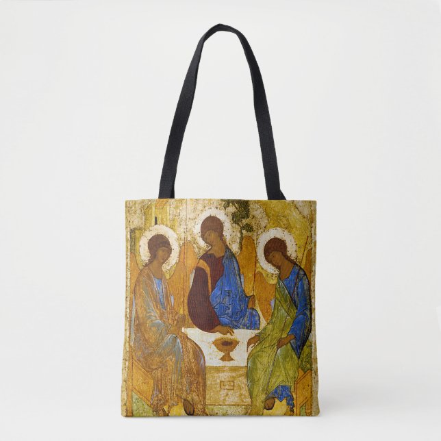 Andrei Rublev, “Holy Trinity” Tote Bag (Front)