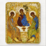 Andrei Rublev, icon of the Trinity Mouse Pad<br><div class="desc">I made this product for those who like icon.</div>