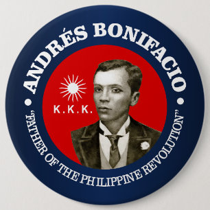 Andres Bonifacio 6 Cm Round Badge