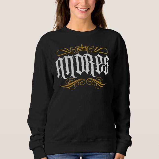 Andres Filipino Surname Philippines Tagalog Family Sweatshirt (Front)