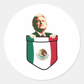andres manuel lopez obrador classic round sticker